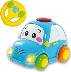 Žaisliniu vairu valdoma mašinėlė Smily Play, mėlyna, 352524 цена и информация | Игрушки для мальчиков | pigu.lt