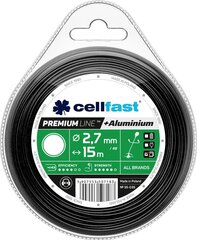 Valas trimeriams su aliuminiu Cellfast, 2,7mm x 15m, juodas kaina ir informacija | Cellfast Sodo prekės | pigu.lt