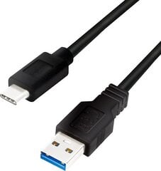 LogiLink CU0171, USB-A / USB-C, 3m kaina ir informacija | Laidai telefonams | pigu.lt