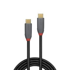 CABLE USB3.2 C-C 0.5M/ANTHRA 36900 LINDY kaina ir informacija | Laidai telefonams | pigu.lt