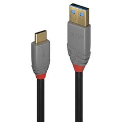 1.5m USB 3.2 Type A to C Cable, Anthra Line, Lindy 36912 цена и информация | Кабели для телефонов | pigu.lt