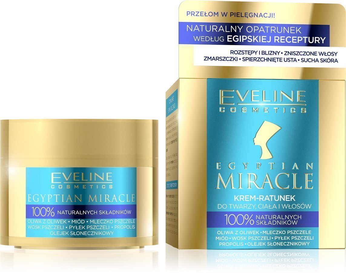 Veido, kūno ir plaukų kremas Eveline Egyptian Miracle 40 ml цена и информация | Veido kremai | pigu.lt