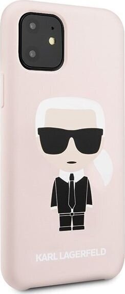 Karl Lagerfeld GSM098509, skirtas iPhone 11, rožinis kaina ir informacija | Telefono dėklai | pigu.lt