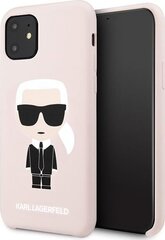 Karl Lagerfeld GSM098509, skirtas iPhone 11, rožinis kaina ir informacija | Telefono dėklai | pigu.lt