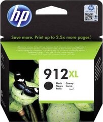 hp originalus rašalas 3yl84ae, hp 912xl, juodos spalvos, 825p, didelės talpos, hp officejet 8012, 8013, 8014, 8015 oj pro 8020 kaina ir informacija | Kasetės rašaliniams spausdintuvams | pigu.lt