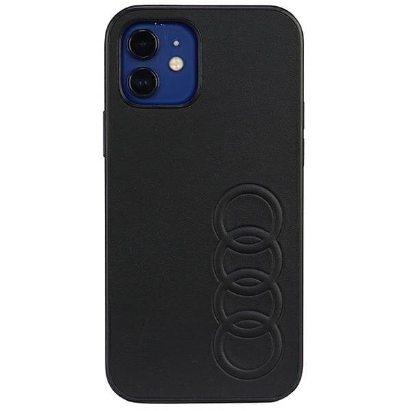 Dėklas Audi Synthetic Leather Case Apple iPhone 11 Pro, juoda kaina ir informacija | Telefono dėklai | pigu.lt