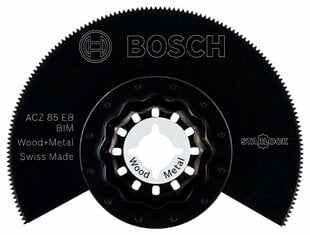Полотно для многофункциональных инструментов Bosch BIM ACZ 85 EB древесина, металл 85 мм [2608661636) цена и информация | Механические инструменты | pigu.lt