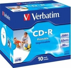 CD-R диски Verbatim 43325 цена и информация | Виниловые пластинки, CD, DVD | pigu.lt