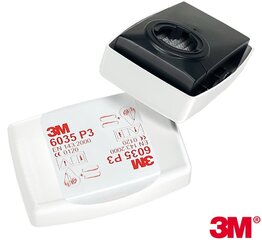 Фильтр для масок 3M P3 6035 цена и информация | 3M Защитные, дезинфицирующие средства, медицинские товары | pigu.lt