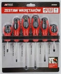 Awtools 6 dalių atsuktuvų rinkinys (AW36806) kaina ir informacija | Mechaniniai įrankiai | pigu.lt