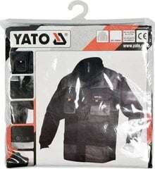 Куртка рабочая Yato (YT-80177), черная/серая цена и информация | Рабочая одежда | pigu.lt