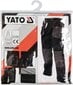 Kelnės darbinės Yato (YT-80185), juodos/pilkos цена и информация | Darbo rūbai | pigu.lt
