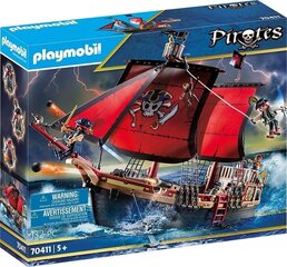 70411 PLAYMOBIL® Pirates Kaukolės piratų laivas kaina ir informacija | Konstruktoriai ir kaladėlės | pigu.lt