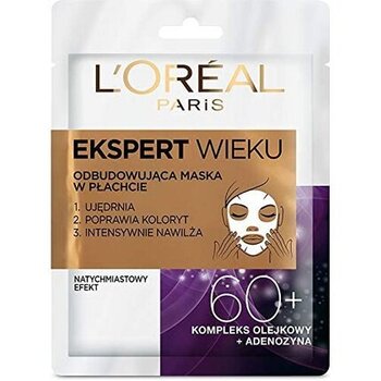 Восстанавливающая тканевая маска для лица L’Oreal paris Age Specialist 55+ 30 мл цена и информация | Маски для лица, патчи для глаз | pigu.lt