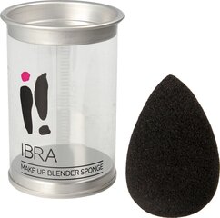 Губка для макияжа IBRA Blender Sponge Black цена и информация | Кисти для макияжа, спонжи | pigu.lt