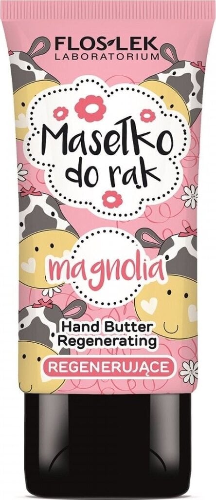 Atkuriamasis rankų sviestas Floslek Magnolia, 50 ml kaina ir informacija | Kūno kremai, losjonai | pigu.lt