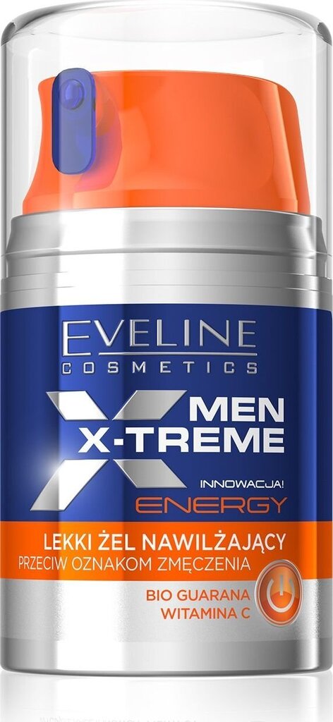 Veido kremas Eveline Men X-Treme Energy, 50 ml цена и информация | Veido kremai | pigu.lt