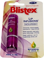 Lūpų balzamas Blistex Lip Infusions SPF15 3,7 g kaina ir informacija | Lūpų dažai, blizgiai, balzamai, vazelinai | pigu.lt