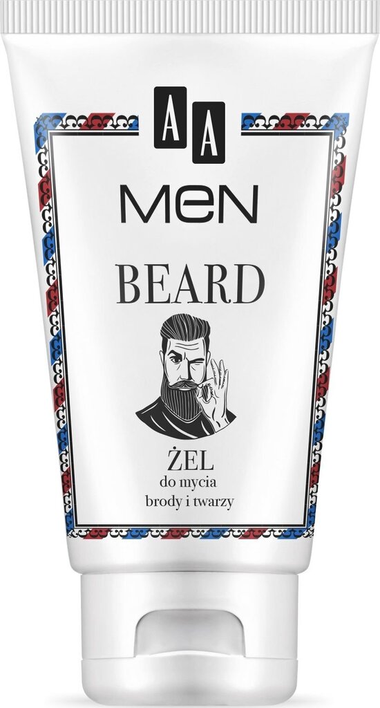 Veido prausiklias AA Men Beard, 150 ml kaina ir informacija | Veido prausikliai, valikliai | pigu.lt