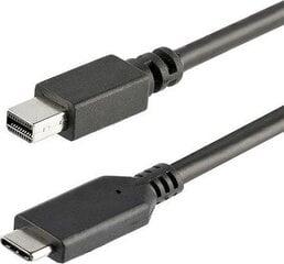 StarTech CDP2MDPMM1MB USB-C kaina ir informacija | Kabeliai ir laidai | pigu.lt