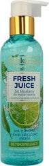 Мицеллярный гель Bielenda Fresh Juice Detoxifying Micellar Gel, 190 г цена и информация | Средства для очищения лица | pigu.lt
