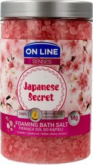 Vonios druska On Line Senses Japanese Secret, 480 g kaina ir informacija | Dušo želė, aliejai | pigu.lt