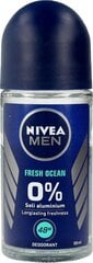 Rutulinis dezodorantas Nivea Fresh Ocean vyrams, 50 ml kaina ir informacija | Dezodorantai | pigu.lt