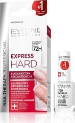 Отвердитель для ногтей Eveline Nail Therapy Express Hard, 12 мл цена и информация | Лаки, укрепители для ногтей | pigu.lt