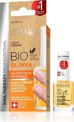Nagų aliejus Eveline Bio Multi-Nourishing Oil, 12 ml kaina ir informacija | Nagų lakai, stiprintojai | pigu.lt