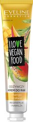 Rankų kremas Eveline I Love Vegan Food Nourishing Hand Cream Mango, 50 ml kaina ir informacija | Kūno kremai, losjonai | pigu.lt