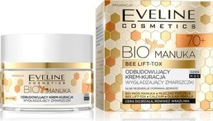 Питательный крем для лица Eveline Bio Manuka 70+, 50 мл цена и информация | Кремы для лица | pigu.lt