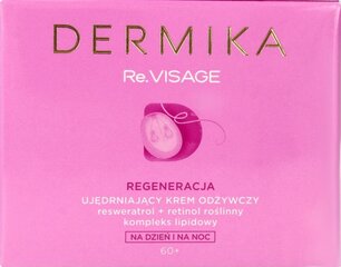 Drėkinamasis veido kremas Dermika Re.Visage 60+, 50 ml kaina ir informacija | Veido kremai | pigu.lt