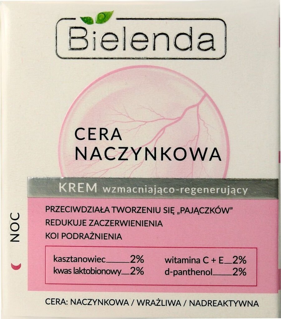 Veido kremas Bielenda Capillary Skin 50 ml kaina ir informacija | Veido kremai | pigu.lt