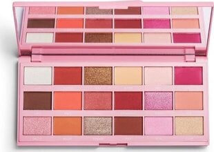 Akių šešėlių paletė Makeup Revolution I Heart Chocolate, 20 g, Strawberry Cheesecake kaina ir informacija | Akių šešėliai, pieštukai, blakstienų tušai, serumai | pigu.lt