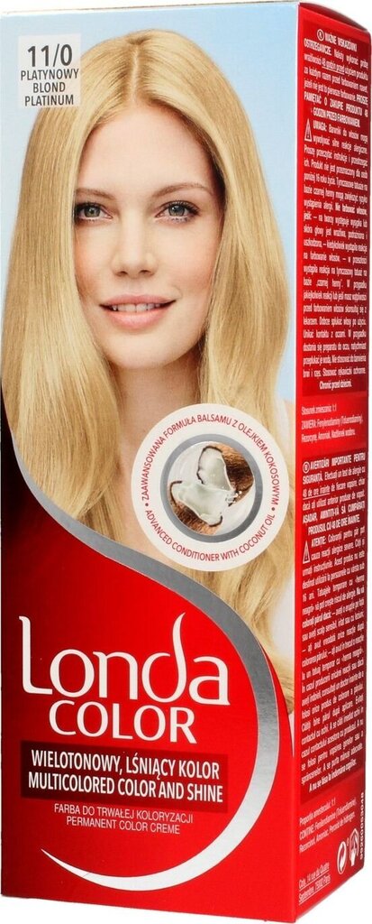 Plaukų dažai Londacolor, 11/0 Blonde Platinum kaina ir informacija | Plaukų dažai | pigu.lt