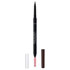 Ištraukiamas antakių pieštukas Rimmel Brow Pro Micro 03 Dark Brown, 0,09g kaina ir informacija | Antakių dažai, pieštukai | pigu.lt