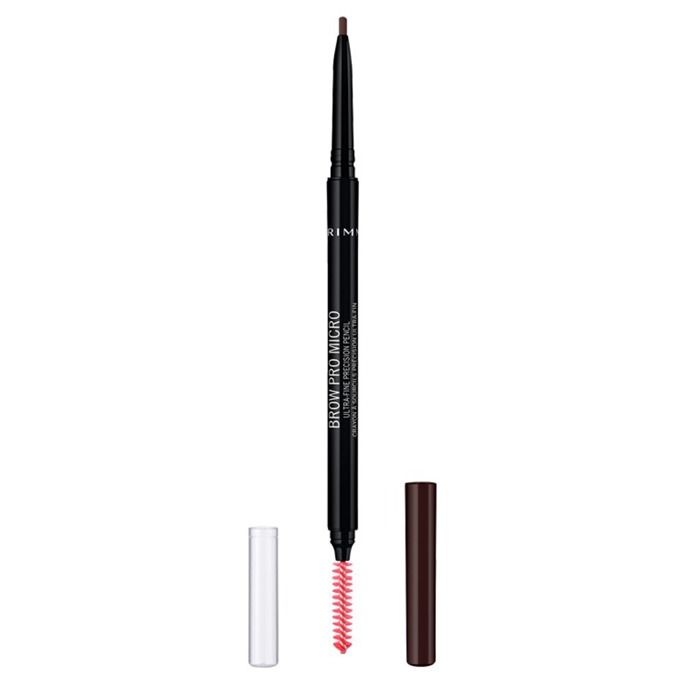 Ištraukiamas antakių pieštukas Rimmel Brow Pro Micro 03 Dark Brown, 0,09g цена и информация | Antakių dažai, pieštukai | pigu.lt