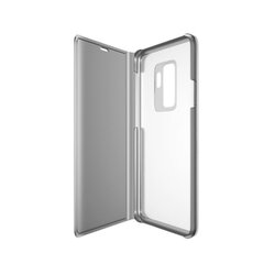 Mocco Clear View Cover Case For Xiaomi Redmi 8A Silver kaina ir informacija | Telefono dėklai | pigu.lt