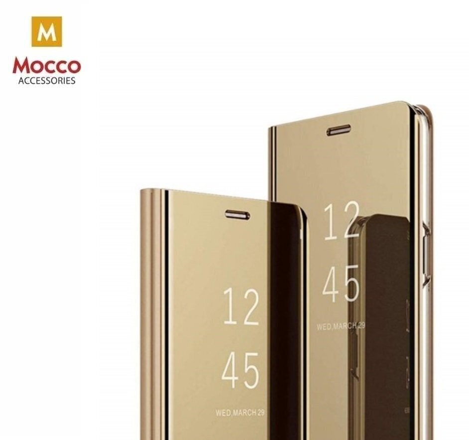 Mocco Clear View dėklas skirtas Xiaomi Redmi 8A, Gold kaina ir informacija | Telefono dėklai | pigu.lt