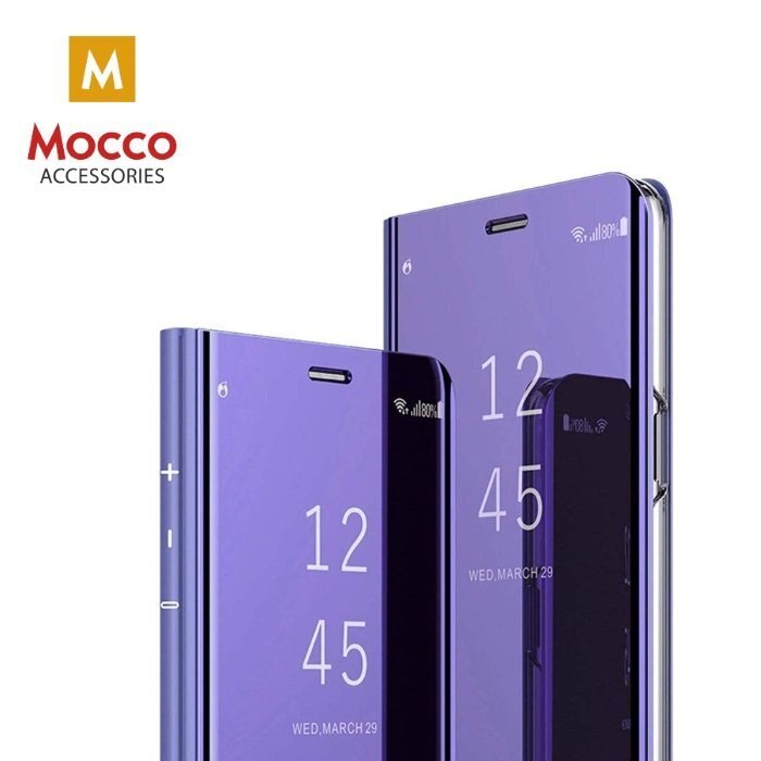 Mocco Clear View Cover Case For Xiaomi Redmi 8A Purple kaina ir informacija | Telefono dėklai | pigu.lt