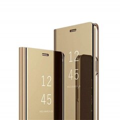 Mocco Clear View Cover Case For Xiaomi Redmi 8 Gold kaina ir informacija | Telefono dėklai | pigu.lt
