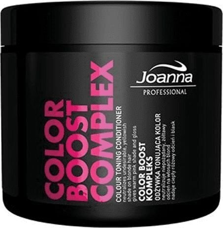 Tonizuojanti plaukų kaukė Joanna Color Boost Complex rožinė, 500ml kaina ir informacija | Balzamai, kondicionieriai | pigu.lt