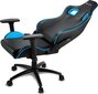 Žaidimų kėdė Sharkoon Elbrus 2, juoda/mėlyna цена и информация | Biuro kėdės | pigu.lt