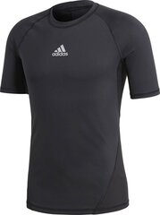 Термо футболка для мужчин Adidas Alphaskin Sprt sst M CW9524, черная цена и информация | Мужское термобелье | pigu.lt