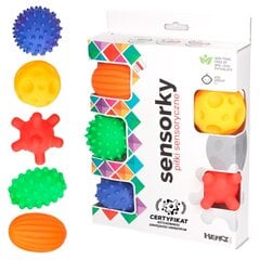 Сенсорные шарики Hencz Toys Sensorky 5 шт. цена и информация | Игрушки для малышей | pigu.lt