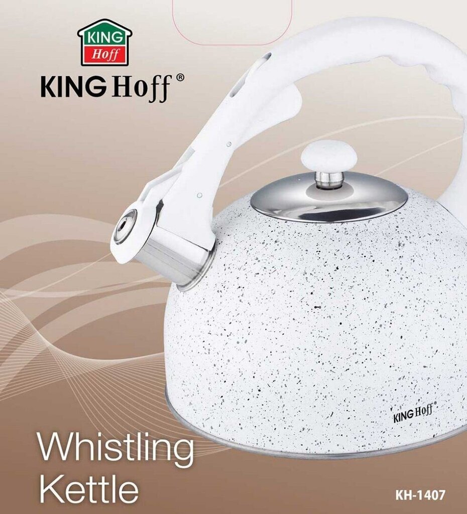 KingHoff arbatinukas KH-1407 kaina ir informacija | Kavinukai, virduliai | pigu.lt