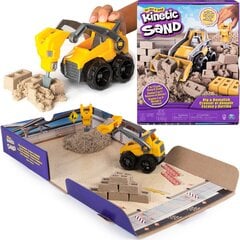 Kinetinis smėlis su mašinėle vaikams Spin Master  цена и информация | Развивающие игрушки | pigu.lt