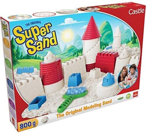 Kinetinis smėlis Super Sand Castle, 800g kaina ir informacija | Lavinamieji žaislai | pigu.lt