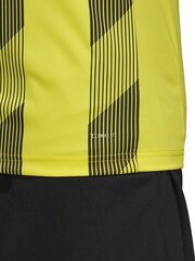 Futbolo marškinėliai Adidas Striped 19 Jsy, geltoni kaina ir informacija | Futbolo apranga ir kitos prekės | pigu.lt