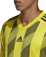 Futbolo marškinėliai Adidas Striped 19 Jsy, geltoni kaina ir informacija | Futbolo apranga ir kitos prekės | pigu.lt